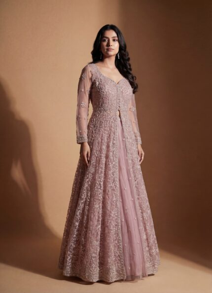 Rose Gold Shimmer Party Dress